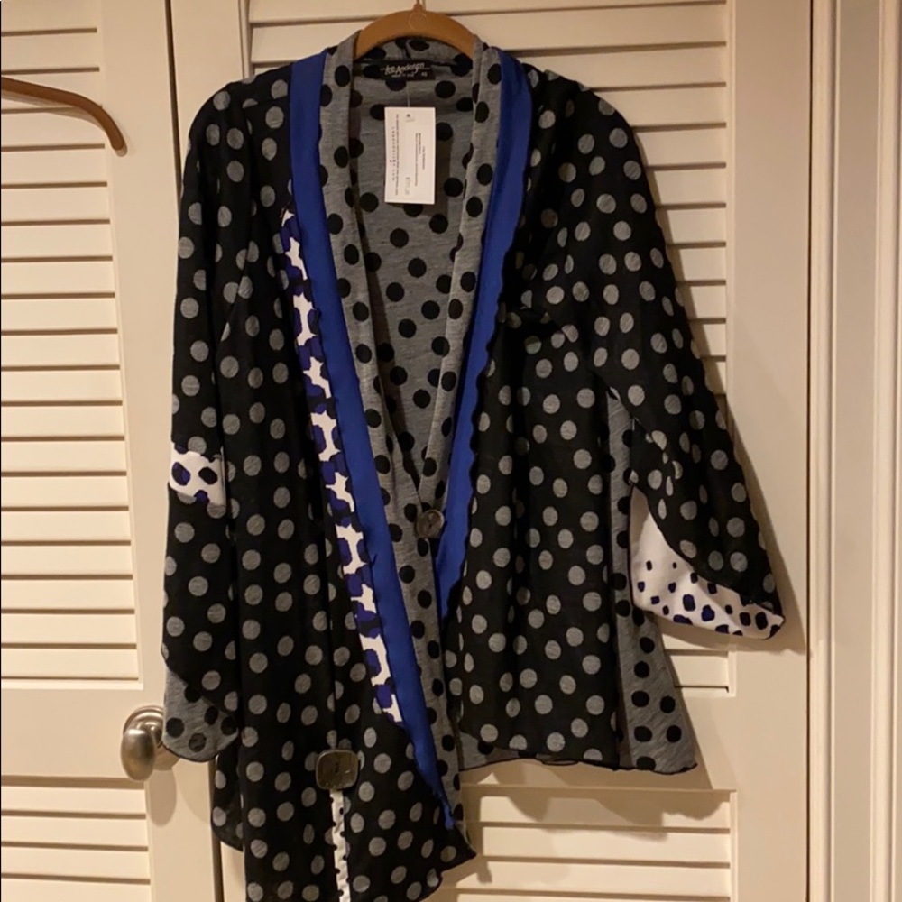 Lee Andersen blue/grey jacket NWT